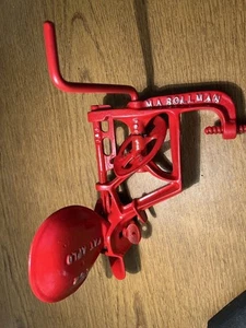 Antique Cast Iron Cherry Pitter By Rollman-nicely Restored - Picture 1 of 7