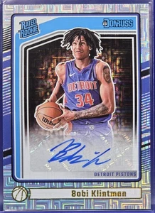 2024-25 Donruss NBA BOBI KLINTMAN Rookie Choice Autograph - Picture 1 of 2