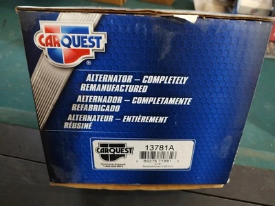 Carquest Alternator 13781A REMAN Chevy Tracker & Suzuki Vitara 1999-early 2000s - Image 1 of 4