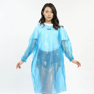 5 Pcs Einweg-Regenmantel Kind Regnerisches Zubehör Lange Regenbekleidung - Bild 1 von 11