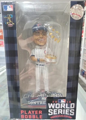 Addison Russell FOCO 2016 Serie Mundial Bobblehead Chicago Cubs MLB Trofeo con Caja Foto 1 de 4