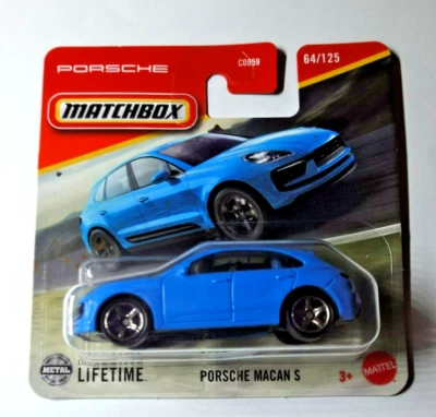 Matchbox - Porsche Macan S - Blu - 64/125 - MBX Road Trip 2025 - JBR64 - Immagine 1 di 2