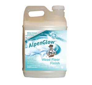 AlpenGlow Waterbased Urethane Floor Finish Sealer, Safe on Wood, 2.5 Gallon - Picture 1 of 2