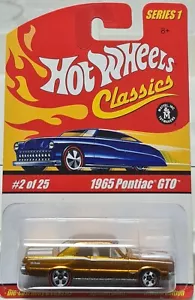 Hot Wheels 2005 - Hot Wheels Classics Serie 1 #02/25 - '65 Pontiac GTO - Foto 1 di 2