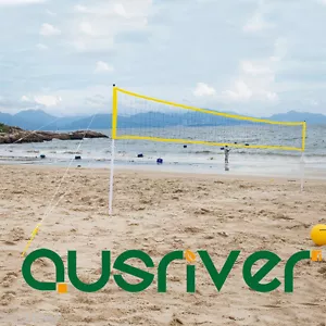 Portable Outdoor Beach Game Volleyball Net Mesh Storage Carry Bag Yellow - Picture 1 of 7