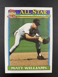 1989-91 Topps, Fleer, Donruss Matt Williams Collection All 5 NM-Mint - Bild 1 von 10