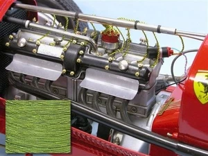 Cloth Headlight Wire Monogram Revel Lindberg 1/8 Scale Bid Deuce T Hot Rod 6ft - Picture 1 of 1
