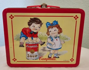 Fiambrera metálica Campbells Soup Kids 1998 vintage coleccionable - Imagen 1 de 9