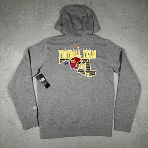 New Era Hoodie Mens Large Gray NFL Washington Football Sweatshirt Heavyweight - Picture 1 of 14