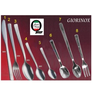 set 12 pezzi posate Giorinox professionale serie PEGASO acciaio inox 18/10 - Imagen 1 de 9