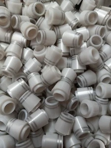 12x PREM GOLF FERRULES .335 White/Silver 2 ring"COLLARED" 14mm QUALITY LOT(F7) - Picture 1 of 2