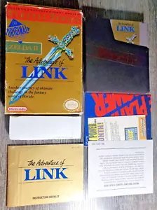 Zelda II: The Adventure of Link (Nintendo) NES Complete W/ Manual & Inserts CIB - Picture 1 of 19