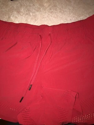 ATHA Baja красный эластичный пояс с шнурком молнии карманы шорты размер 10 - Изображение 1 из 4