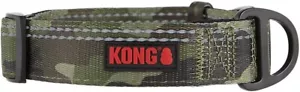 KONG Max HD Collare per Cani Imbottito in Neoprene Ultra Resistente Medium Mimetico NUOVO DI ZECCA - Foto 1 di 1