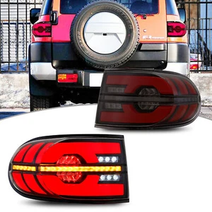 Luces traseras LED negras secuenciales para Toyota FJ Cruiser 2007-2020 - Imagen 1 de 5