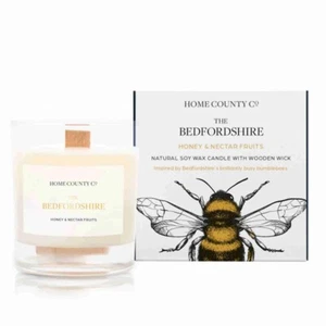 Home County Candle Luxus Raumduft Kerze The Bedfordshire Honig & Nektarfrüchte - Bild 1 von 4