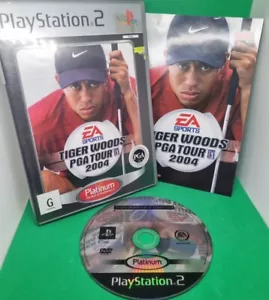 Tiger Woods PGA Tour 2004 - Sony Playstation 2 PS2 PAL Complete W Manual - Foto 1 di 3