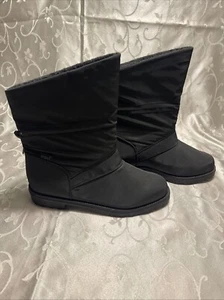 Neu ohne Karton ~ Sporto Schneestiefel Damen schwarz Thermo wasserdicht zum Überziehen Größe 7M - Bild 1 von 13