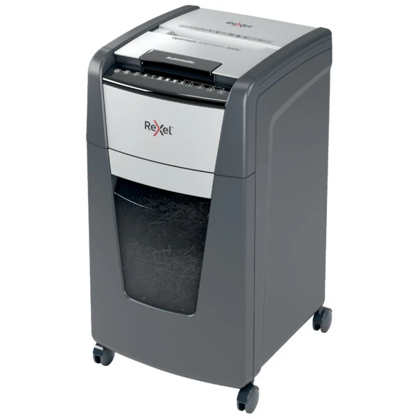 Rexel Optimum AutoFeed+ 225X 225 Sheet AUTO-FEED P4 Cross Cut Shredder - Image 1 of 1