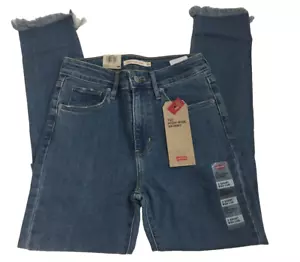 Levi's Wn's Sculpt soft 721 High Rise Skinny Jeans size 2 Short 26W x 28L Levi - Picture 1 of 12