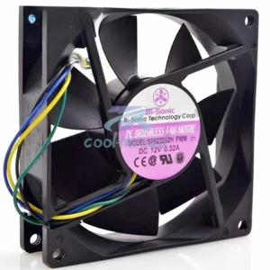 1pc brand new BI-SONIC fan SP922512H PWM DC12V 0.32A 9025 9cm 4wire SP922512H - Picture 1 of 4