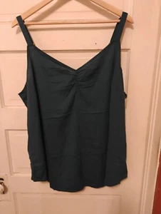 Torrid Sophie Georgette Chiffon Swing Cami Size 3 Double Layer black - Picture 1 of 4