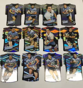 2010 Select NRL Champions Foil Jersey Die Cut Team Set Sharks (12) - Picture 1 of 2