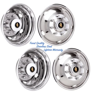 17" Dodge Ram 3500 2016 8 Lug Bolt On Wheel Simulator Rim Liner Hubcap Covers © - Image 1 of 4
