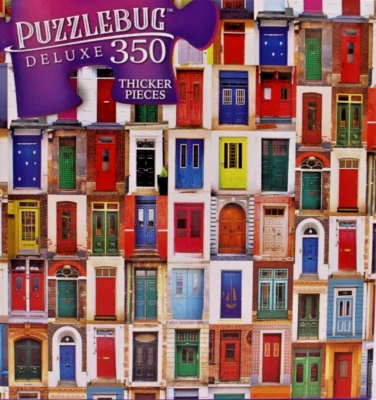 350 Piece Jigsaw Puzzle Collage Ancient Doors Around World 20 X 12 Puzzlebug - Image 1 of 3