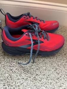 🙂 Brooks Cascadia Damen-Laufschuhe 16 rosa Flambe Kobalt Trail Gr. 6,5 🙂 - Bild 1 von 7