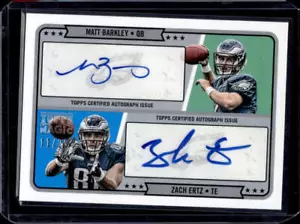 Barkley, Zach Ertz Dual /25 Auto 2013 Topps Magic Philadelphia Eagles Autograph - Picture 1 of 2