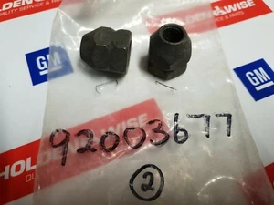 Tuercas de rueda de acero originales NOS Holden Gemini TD TE 92003677 nuevas ISUZU x2 - Imagen 1 de 1