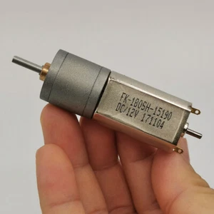 20mm DC3V-12V 75RPM Slow Speed Large Torque Mini 180 Full Metal Gear Motor Robot - Picture 1 of 12