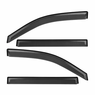 Window Visor Rain Guards Smoke fit 15-20 Suburba/Escalade ESV/Yukon XL 4pc Foto 1 de 4