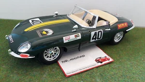 JAGUAR TYPE E Cabriolet 1961 # 40 verte 1/18 BURAGO voiture miniature collection - Bild 1 von 8