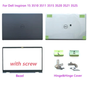 New For Dell Inspiron 15 3510 3511 3515 3520 3525 LCD Back Cover / Bezel / Hinge - Picture 1 of 47