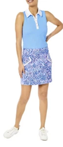 NEU MIT ETIKETT LILLY PULITZER LUXLETIC MONICA GOLFSKORT HIGH TIDES GUTE STIMMUNG 16 - Bild 1 von 8