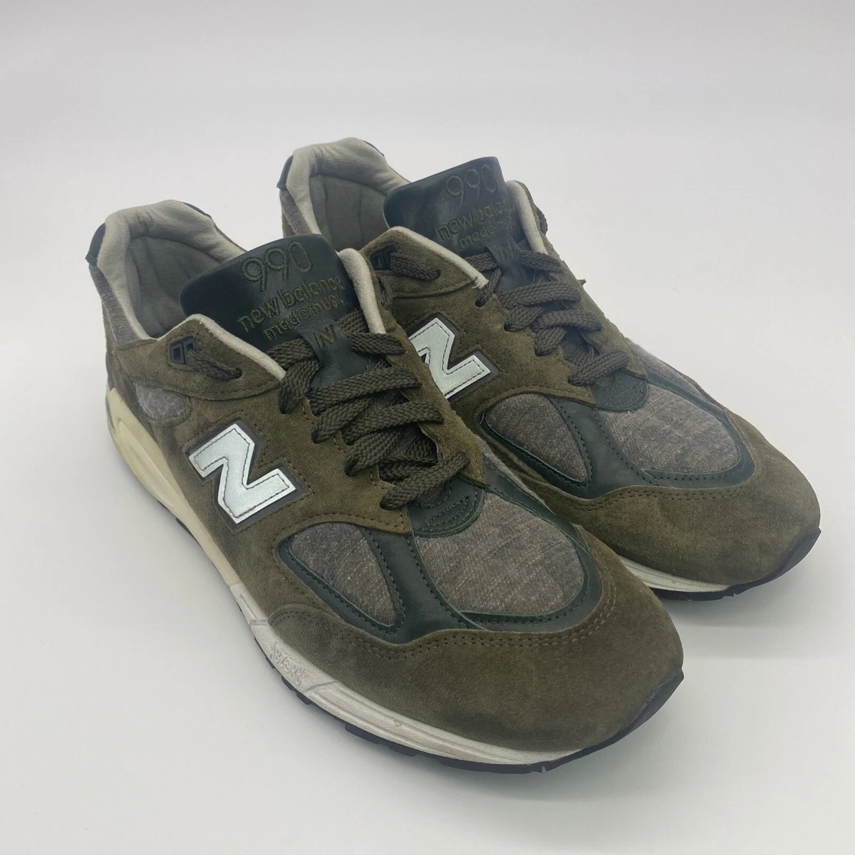New Balance 990v2 Made in USA Olive Green for Sale | Authenticity