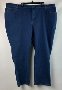 Lee Jeans Straight Leg Blue Dark Wash Relaxed Fit 5-Pockets Zip Fly Size 30W NEW - Picture 1 of 12