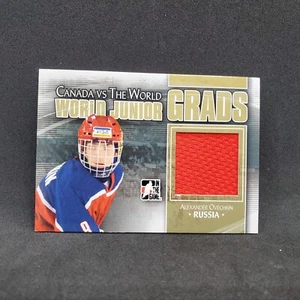 Alexander Ovechkin Gold World Junior Grads Patch 2011 In The Game ITG WJG-28 - Picture 1 of 3