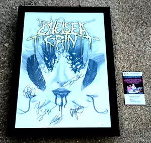 CHELSEA GRIN Band SIGNIERT + GERAHMT 12X18 Poster JSA COA - Bild 1 von 3