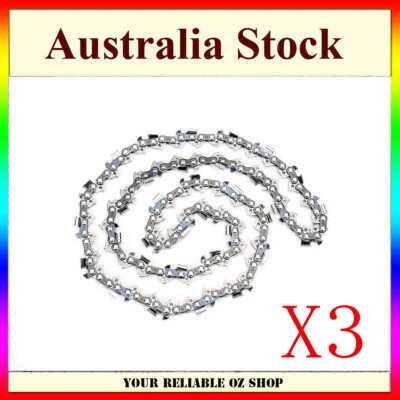 3Pcs 20'' INCH BAR CHAINSAW CHAIN SAW 325 Pitch 76 Link 058 Baumr-Ag SX62 SX66 - image 1 of 4