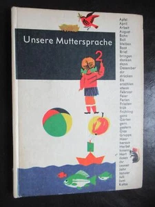 Unsere Muttersprache-Fibel-Klasse 2-DDR Schulbuch-1977-ill.Rudolf Grapentin - Bild 1 von 1