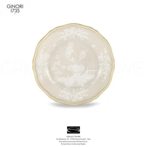 Richard Ginori - Orientitalienischer Meringa - Brotteller beige - Händler - Bild 1 von 8