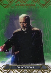 Star Wars Masterwork 2017 Green Base Card #6 Count Dooku - Picture 1 of 1