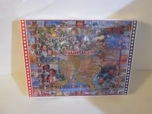 Vintage White Mountain The Civil War 1000 Piece Jigsaw Puzzle 1994 24" x 30" New - Picture 1 of 9