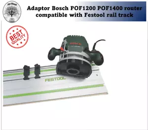 Bosch POF1200 POF1400 router guide rail base Evolution Groove Jig Made UK - Picture 1 of 8