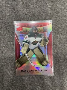 Marc-Andre Fleury 2022-23 Upper Deck Trilogy Red Parallel Card #129/299