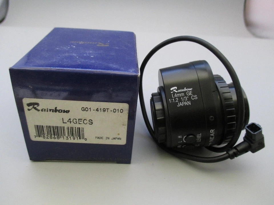 Rainbow L4GECS G01-419T-010 CCTV Lens  new - Image 1 of 4
