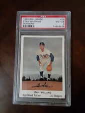 1960 Bell Brand Dodgers Baseball Card Stan Williams